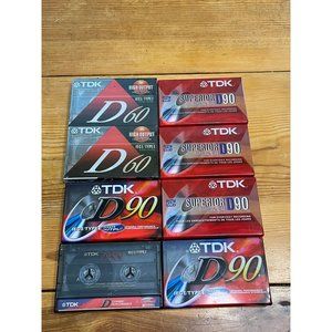 New TKD Blank Cassette Audio Tapes